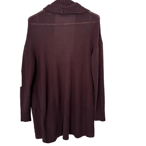 Pink Clover Purple Open-Front Cardigan Sweater Small | Lightweight Layering - Picture 5 of 5